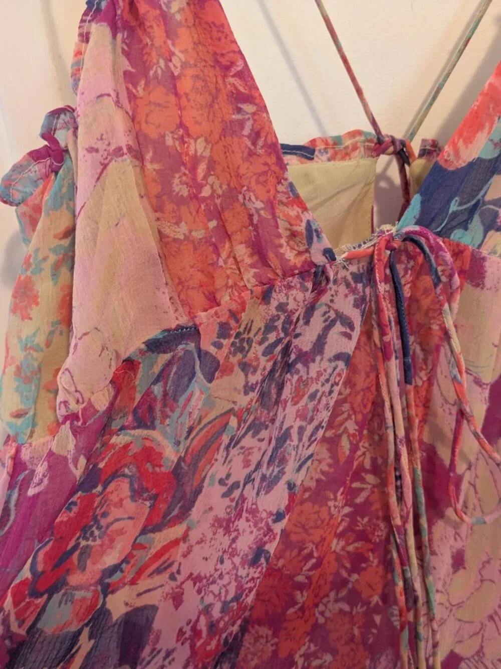 Free People Pink All The Pretty Things Tunic Slip Dress - Picture 6 of 16
